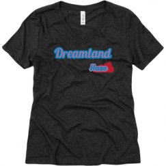 Ladies Relaxed Fit Super Soft Triblend V-Neck Tee