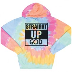 Unisex Tie-Dye Fleece Hoodie