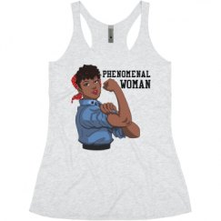 Ladies Slim Fit Super Soft Racerback Triblend Tank