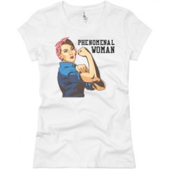 Ladies Slim Fit Basic Promo Jersey Tee