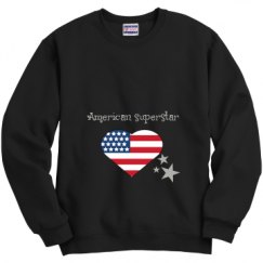 Unisex Film and Foil Crewneck Sweatshirt