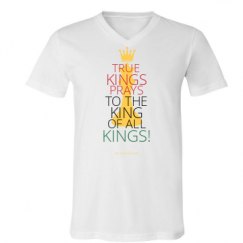 Unisex V-Neck Jersey Tee