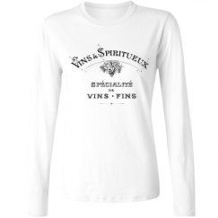 Ladies Relaxed Fit Basic Long Sleeve Tee