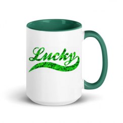 15oz Ceramic Mug with Color Inside