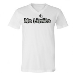 Unisex V-Neck Jersey Tee