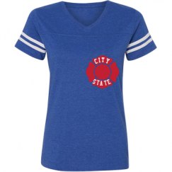 Ladies Relaxed Fit Vintage Sports Tee