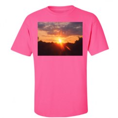 Unisex Ultra Cotton Safety Neon Crewneck Tee