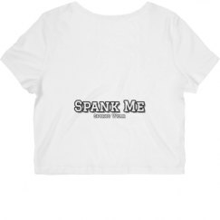 Ladies Slim Fit Crop Top Tee