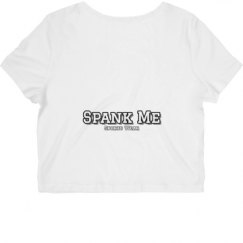 Ladies Slim Fit Crop Top Tee