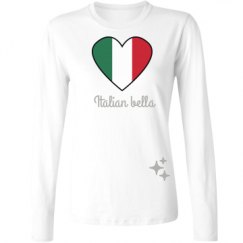 Ladies Relaxed Fit Basic Long Sleeve Tee