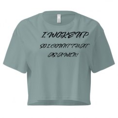 Ladies Festival Cali Crop Top Tee