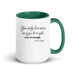 15oz Ceramic Mug with Color Inside