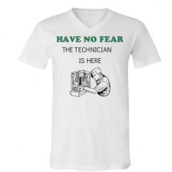 Unisex V-Neck Jersey Tee