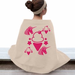 unicorn ice cream blanket