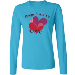 Ladies Relaxed Fit Basic Long Sleeve Tee