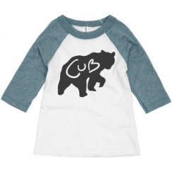 Toddler 3/4 Sleeve Raglan Tee