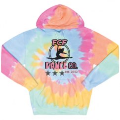 Unisex Tie-Dye Fleece Hoodie