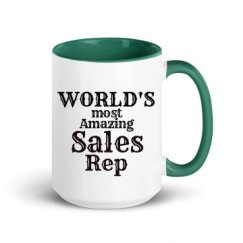 15oz Ceramic Mug with Color Inside