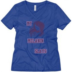 Ladies Relaxed Fit V-Neck Tee