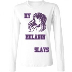 Ladies Relaxed Fit Basic Long Sleeve Tee