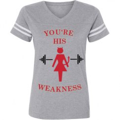 Ladies Relaxed Fit Vintage Sports Tee