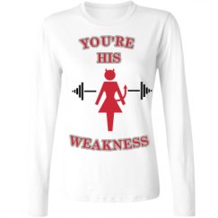 Ladies Relaxed Fit Basic Long Sleeve Tee