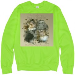 Unisex Neon Crewneck Sweatshirt