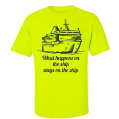 Unisex Ultra Cotton Safety Neon Crewneck Tee