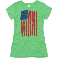 Ladies Slim Fit Super Soft Triblend Tee