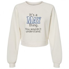 Women's Raglan Pullover Fleece