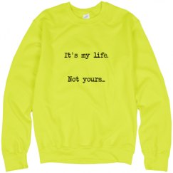 Unisex Neon Crewneck Sweatshirt