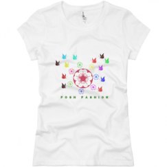 Ladies Slim Fit Basic Promo Jersey Tee