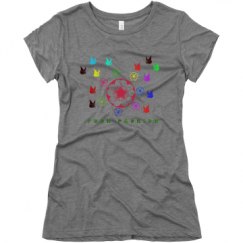 Ladies Slim Fit Super Soft Triblend Tee