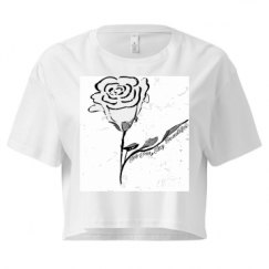 Ladies Festival Cali Crop Top Tee