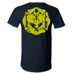 Unisex V-Neck Jersey Tee