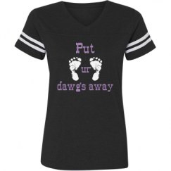 Ladies Relaxed Fit Vintage Sports Tee