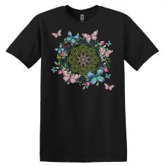 Butterflies Lotus flower with butterflies