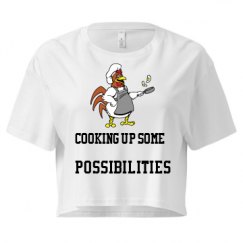 Ladies Festival Cali Crop Top Tee