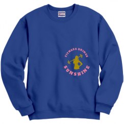 Unisex Film and Foil Crewneck Sweatshirt
