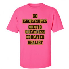 Unisex Ultra Cotton Safety Neon Crewneck Tee