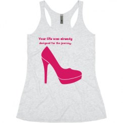 Ladies Slim Fit Super Soft Racerback Triblend Tank