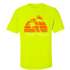 Unisex Ultra Cotton Safety Neon Crewneck Tee