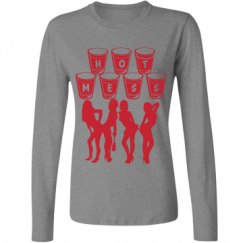 Ladies Relaxed Fit Basic Long Sleeve Tee