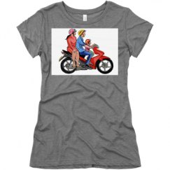 Ladies Slim Fit Super Soft Triblend Tee