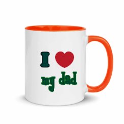 11oz Ceramic Mug with Color Inside