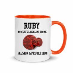 11oz Ceramic Mug with Color Inside