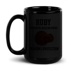 15oz Black Glossy Mug