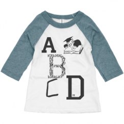 Toddler 3/4 Sleeve Raglan Tee
