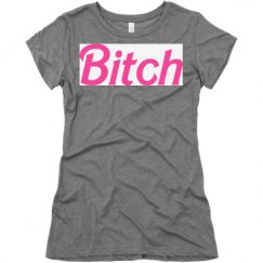 Ladies Slim Fit Super Soft Triblend Tee