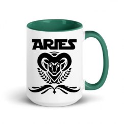 15oz Ceramic Mug with Color Inside